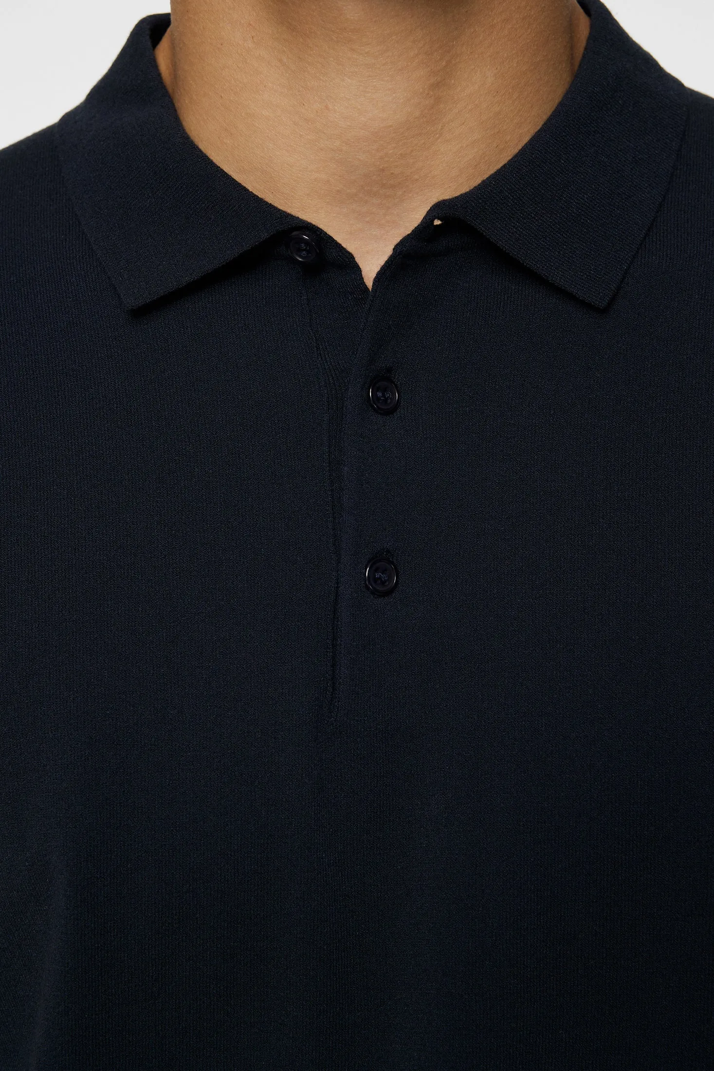 Ridge Knitted Polo