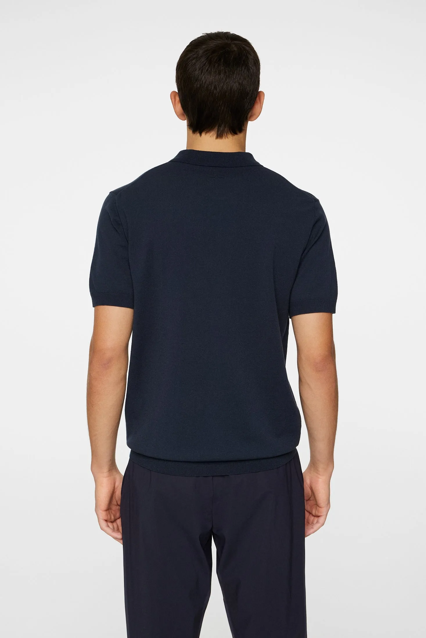 Ridge Knitted Polo