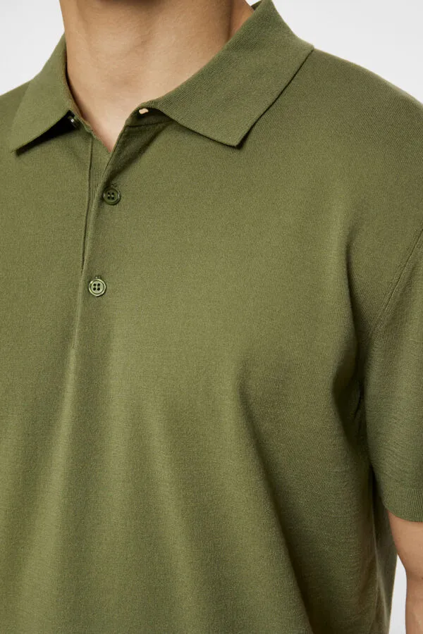 Ridge Knitted Polo