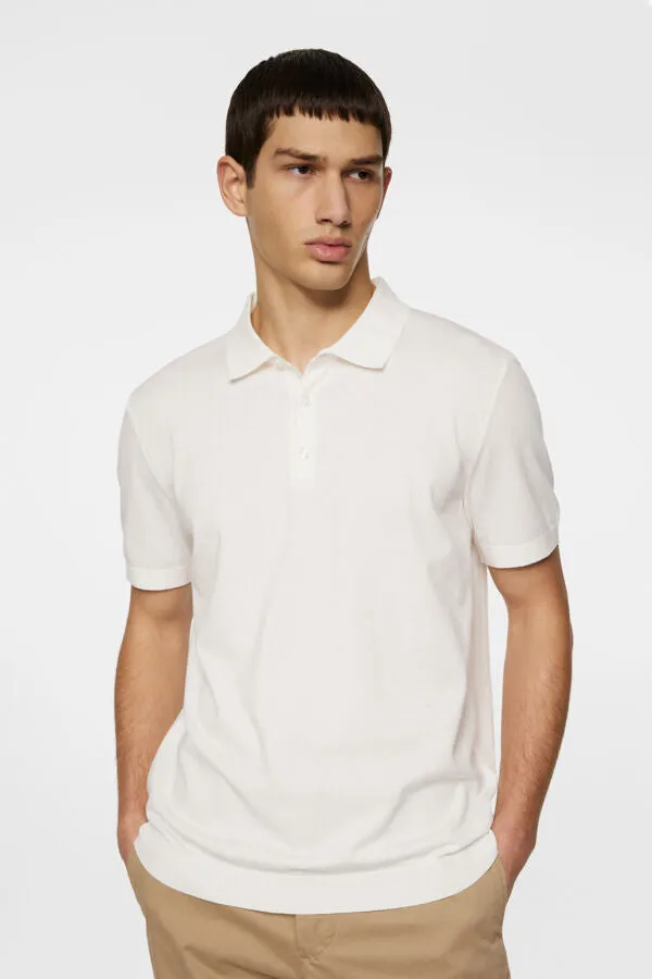 Ridge Knitted Polo
