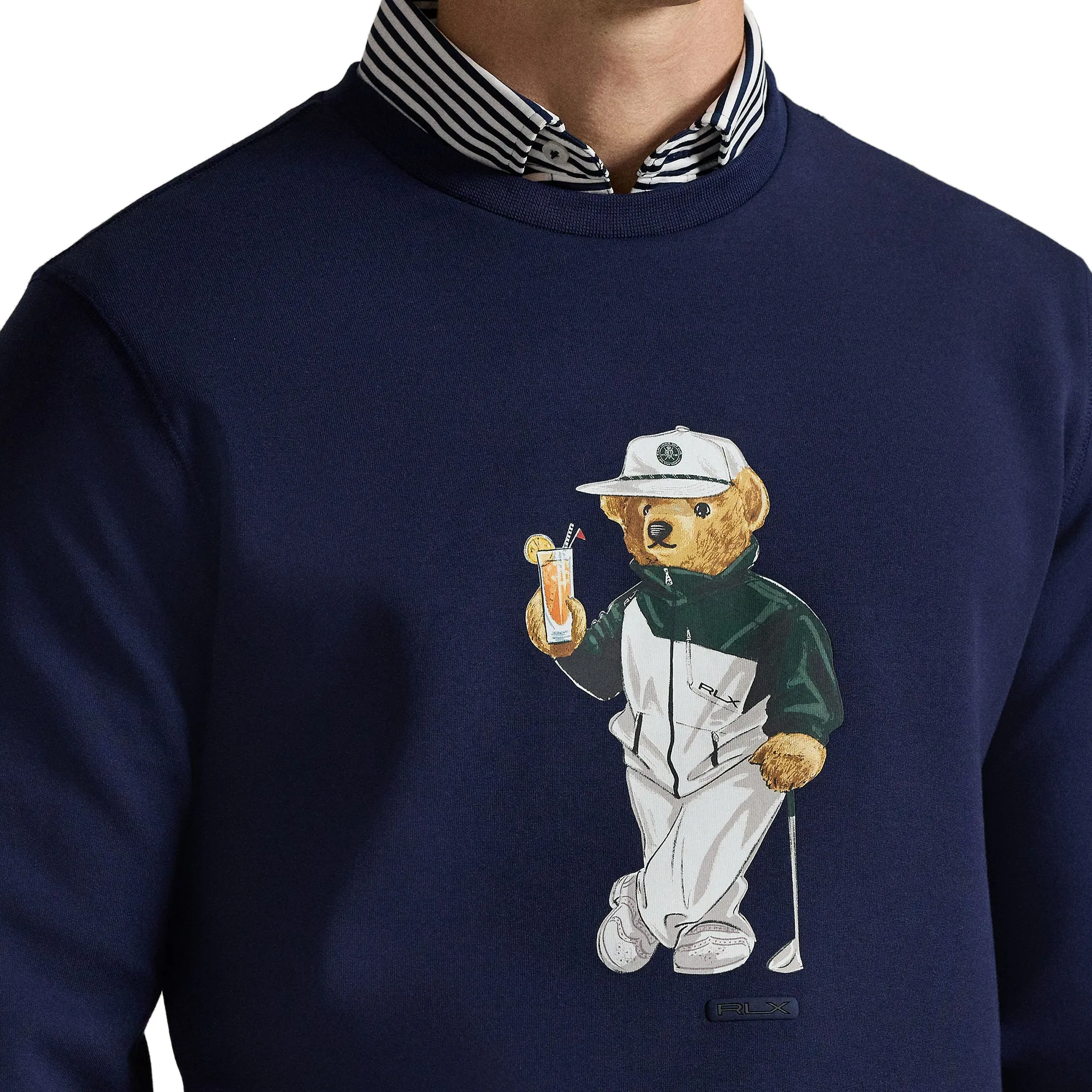 RLX Ralph Lauren Polo Bear Double Knit Sweatshirt