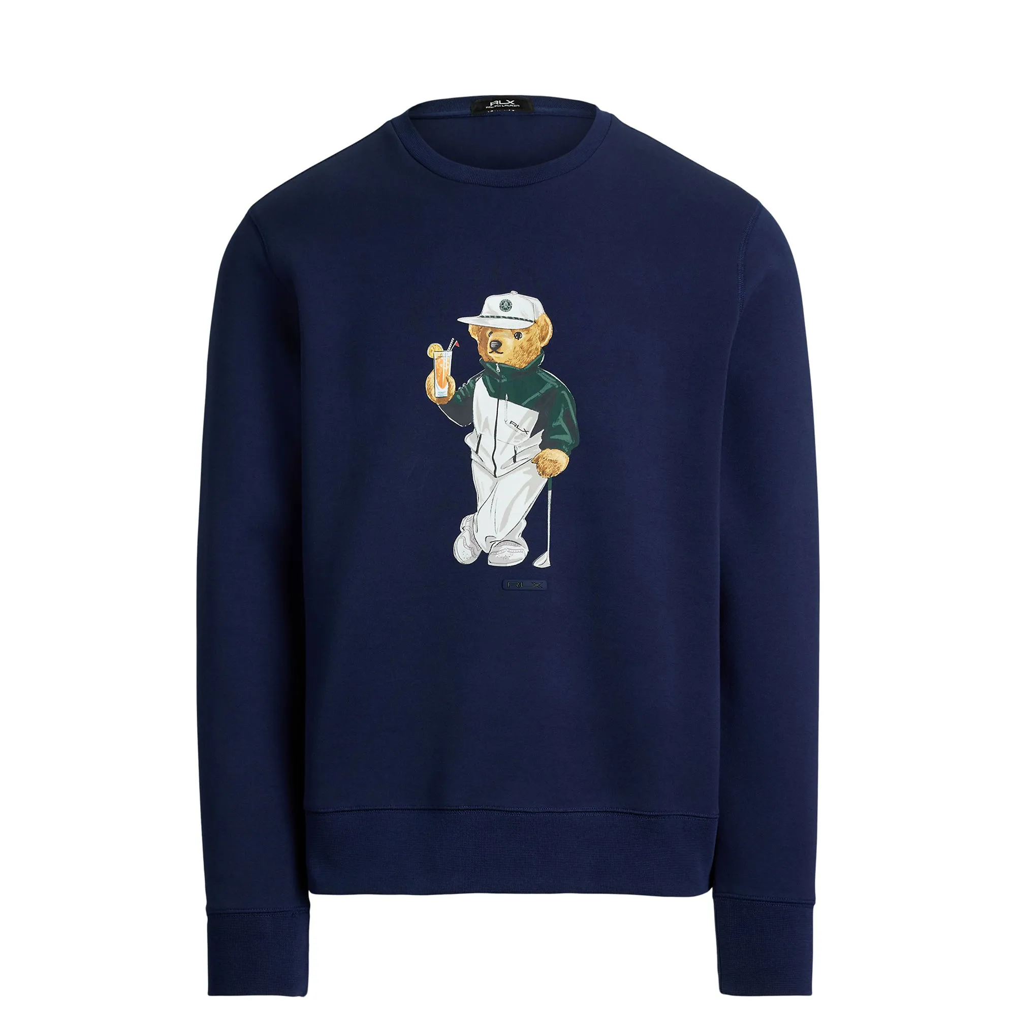 RLX Ralph Lauren Polo Bear Double Knit Sweatshirt