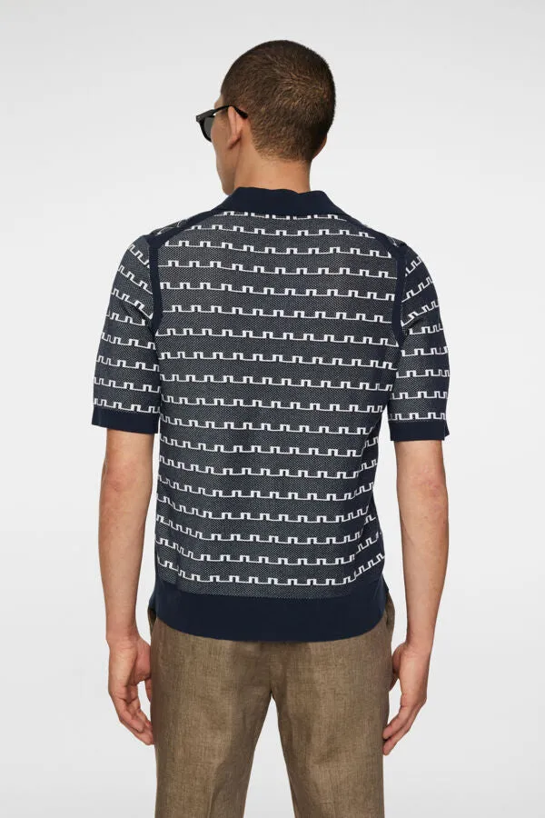 Rolando Logo Jacquard Polo