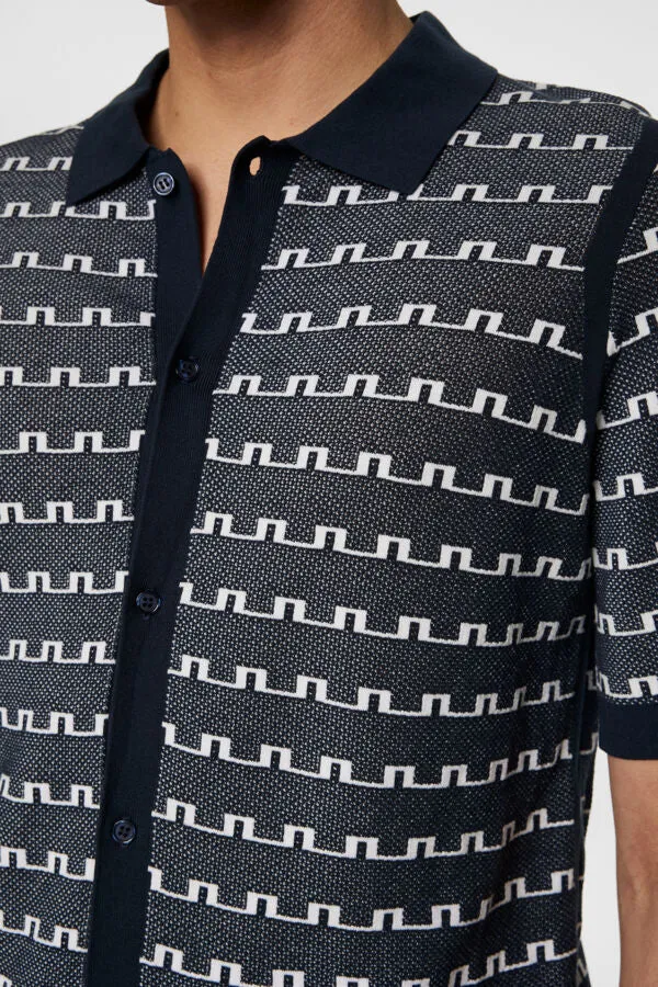 Rolando Logo Jacquard Polo