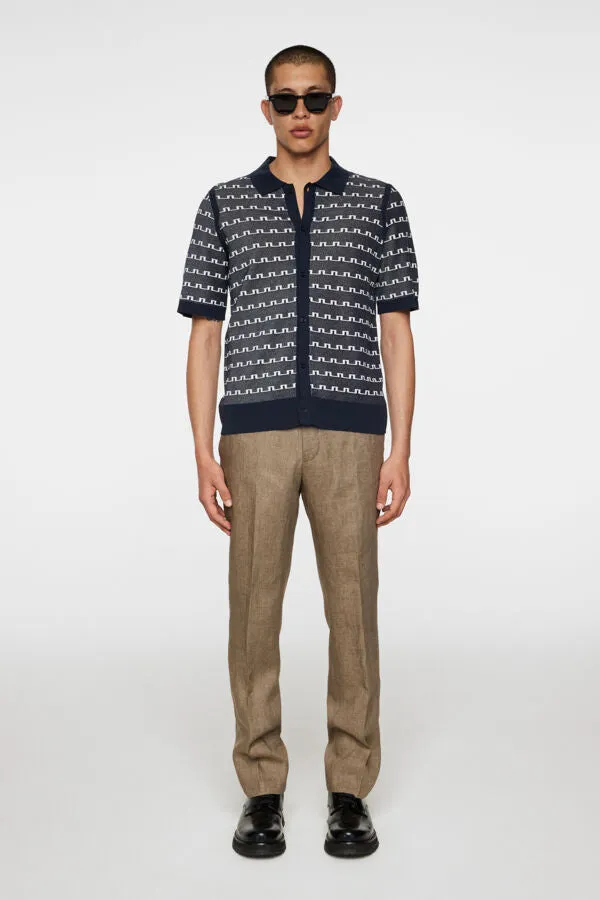 Rolando Logo Jacquard Polo