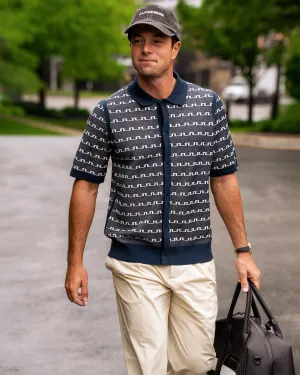 Rolando Logo Jacquard Polo