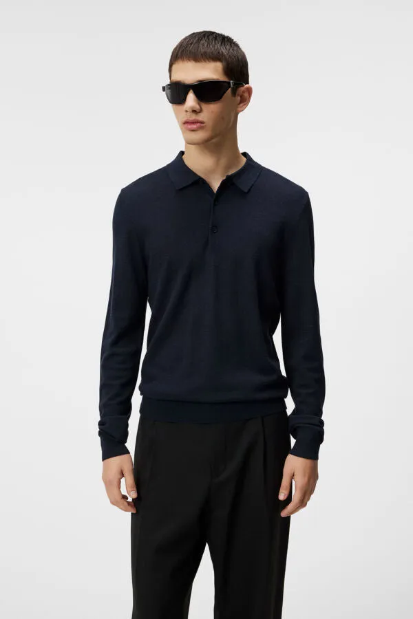 Rowan Structure Long Sleeve Polo