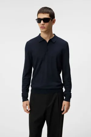 Rowan Structure Long Sleeve Polo