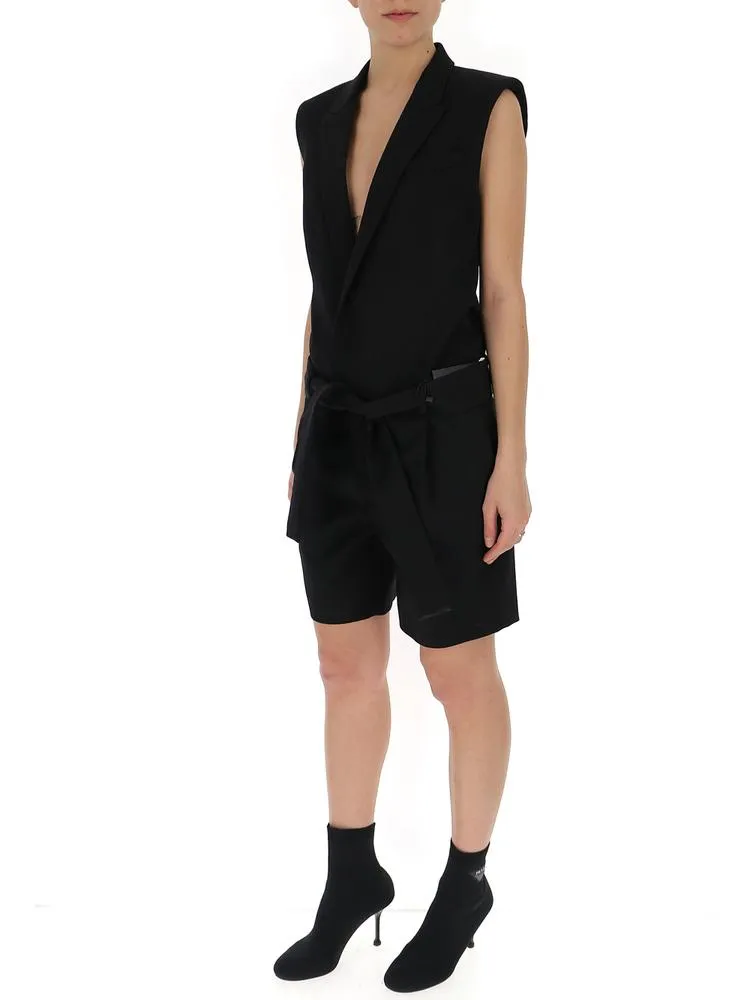 Saint Laurent V-Neck Playsuit