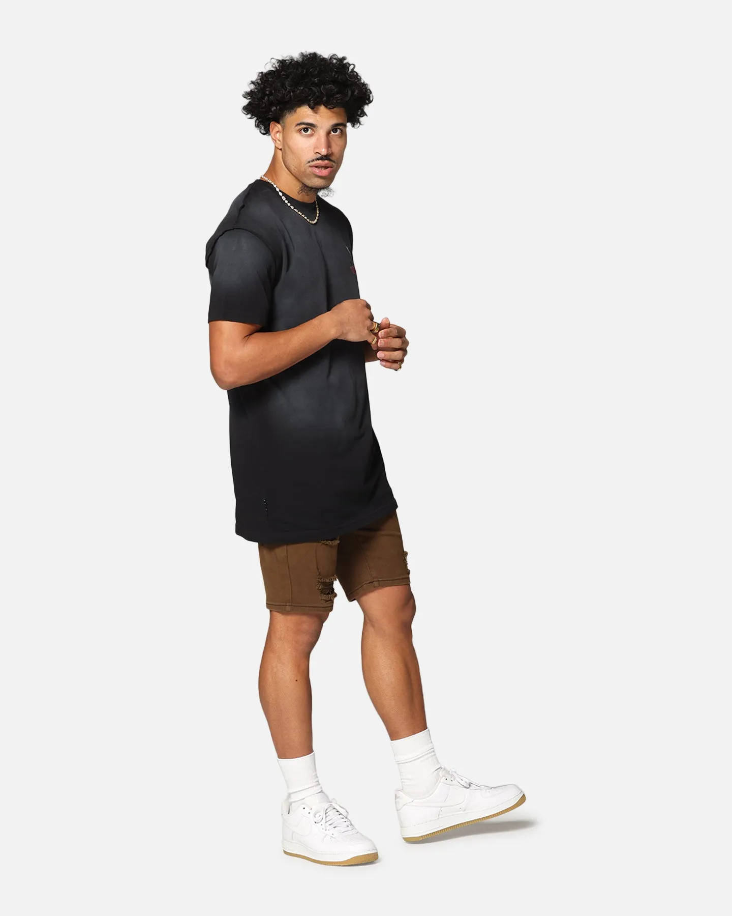 Saint Morta Amorfati Lafayette T-Shirt Sunfade Black