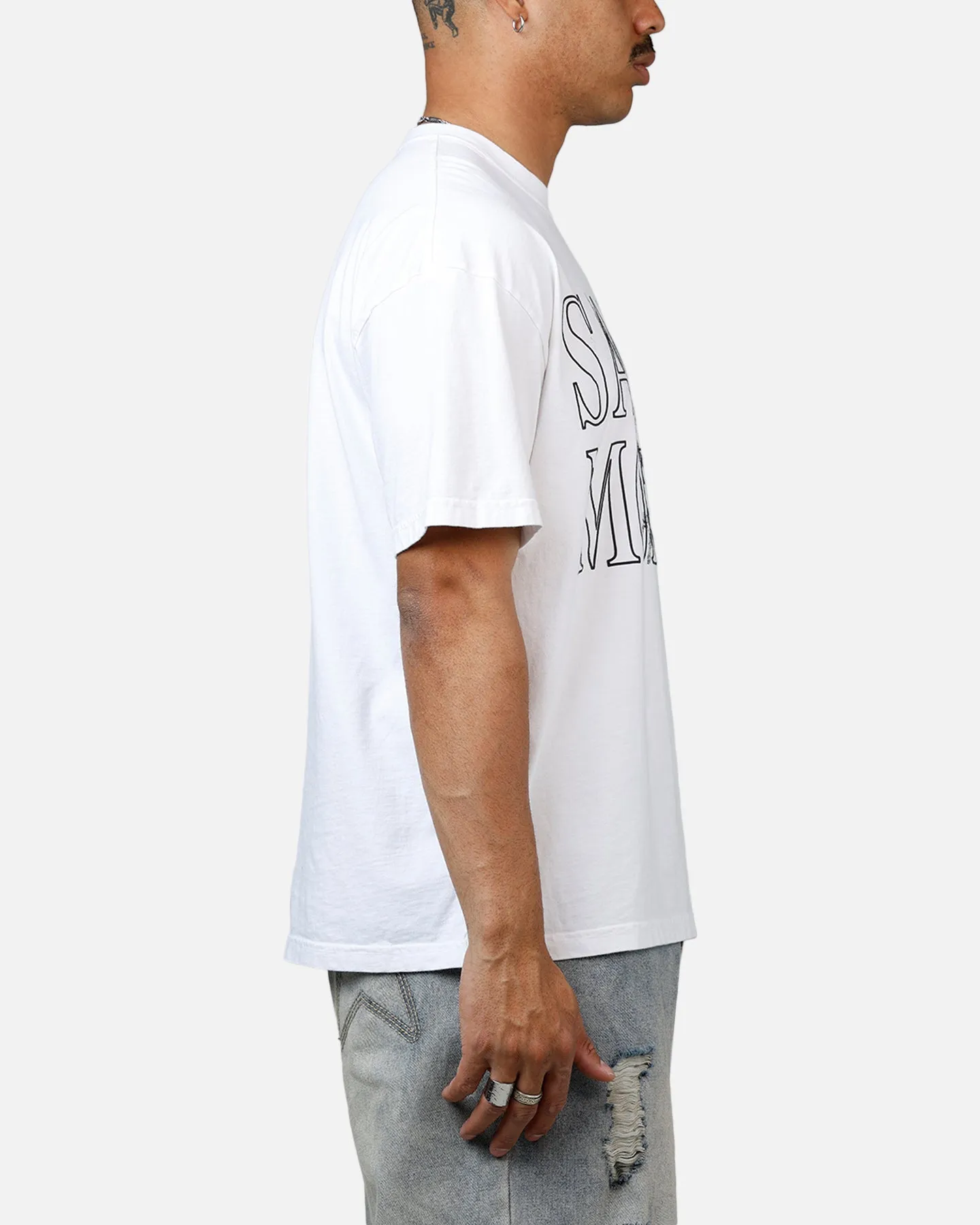 Saint Morta Angelic Drop Shoulder T-Shirt White