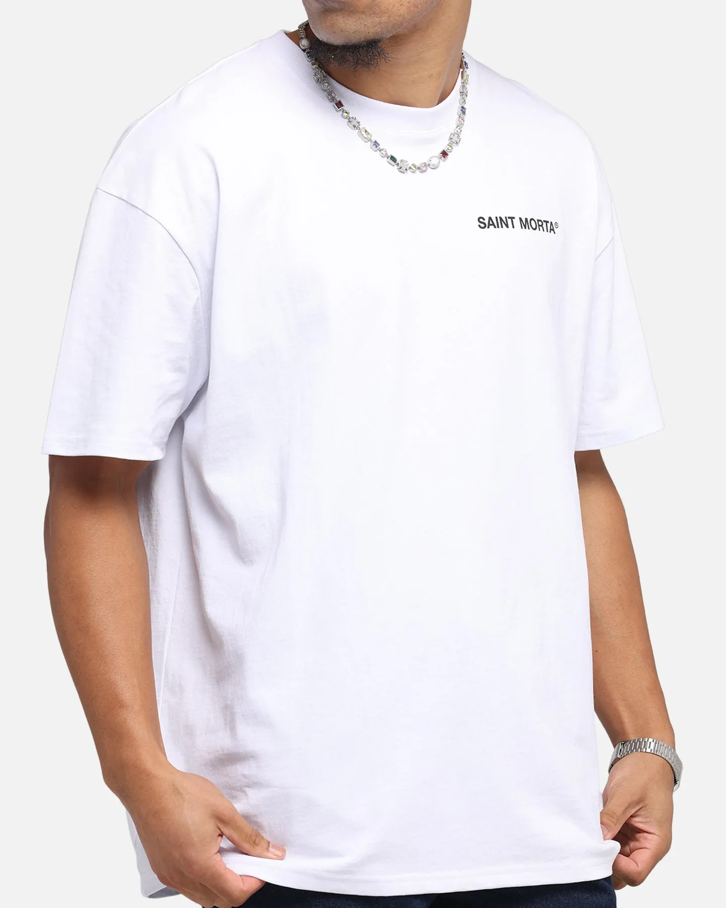 Saint Morta Awakening Boxy T-Shirt White