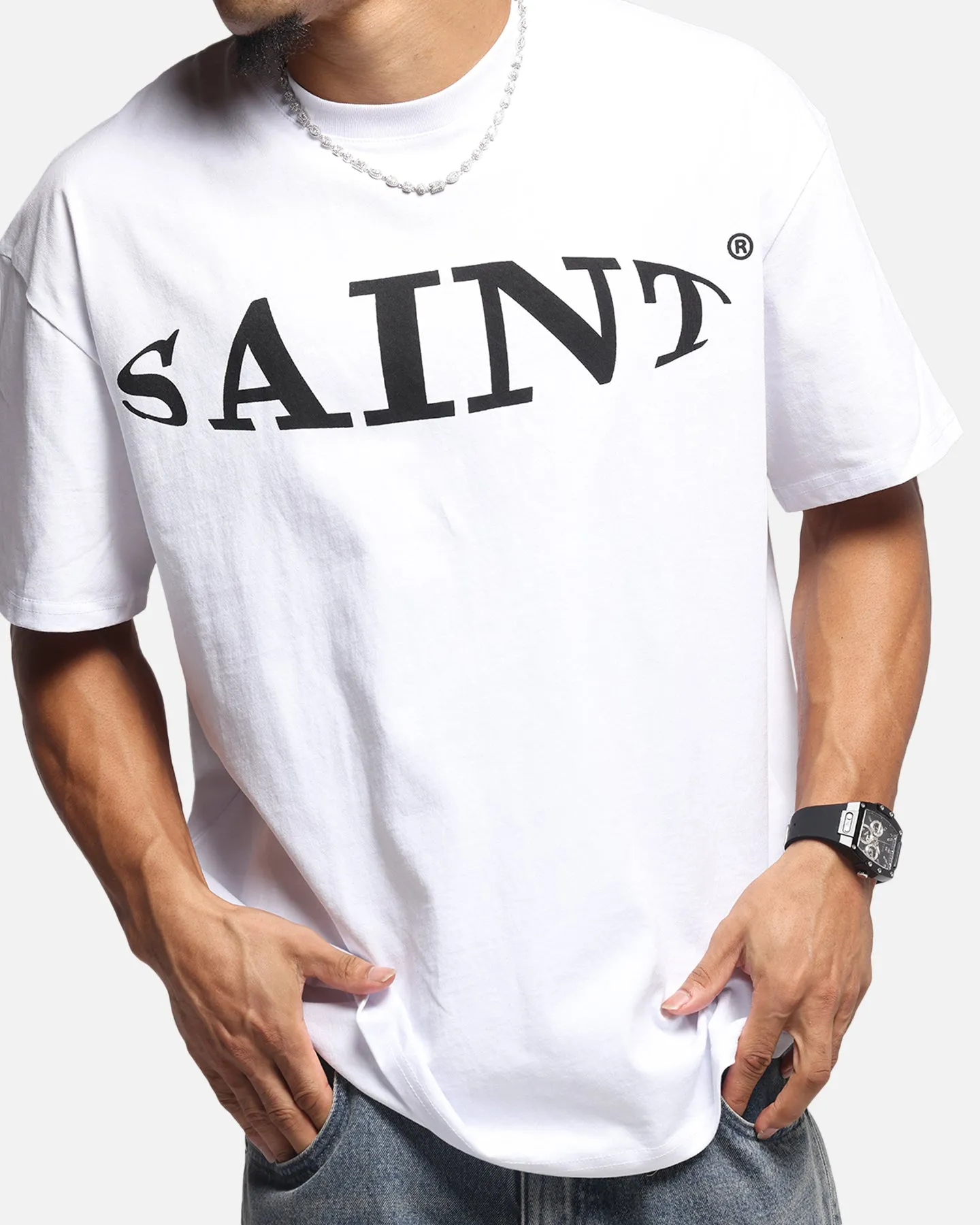 Saint Morta Vision Boxy T-Shirt White