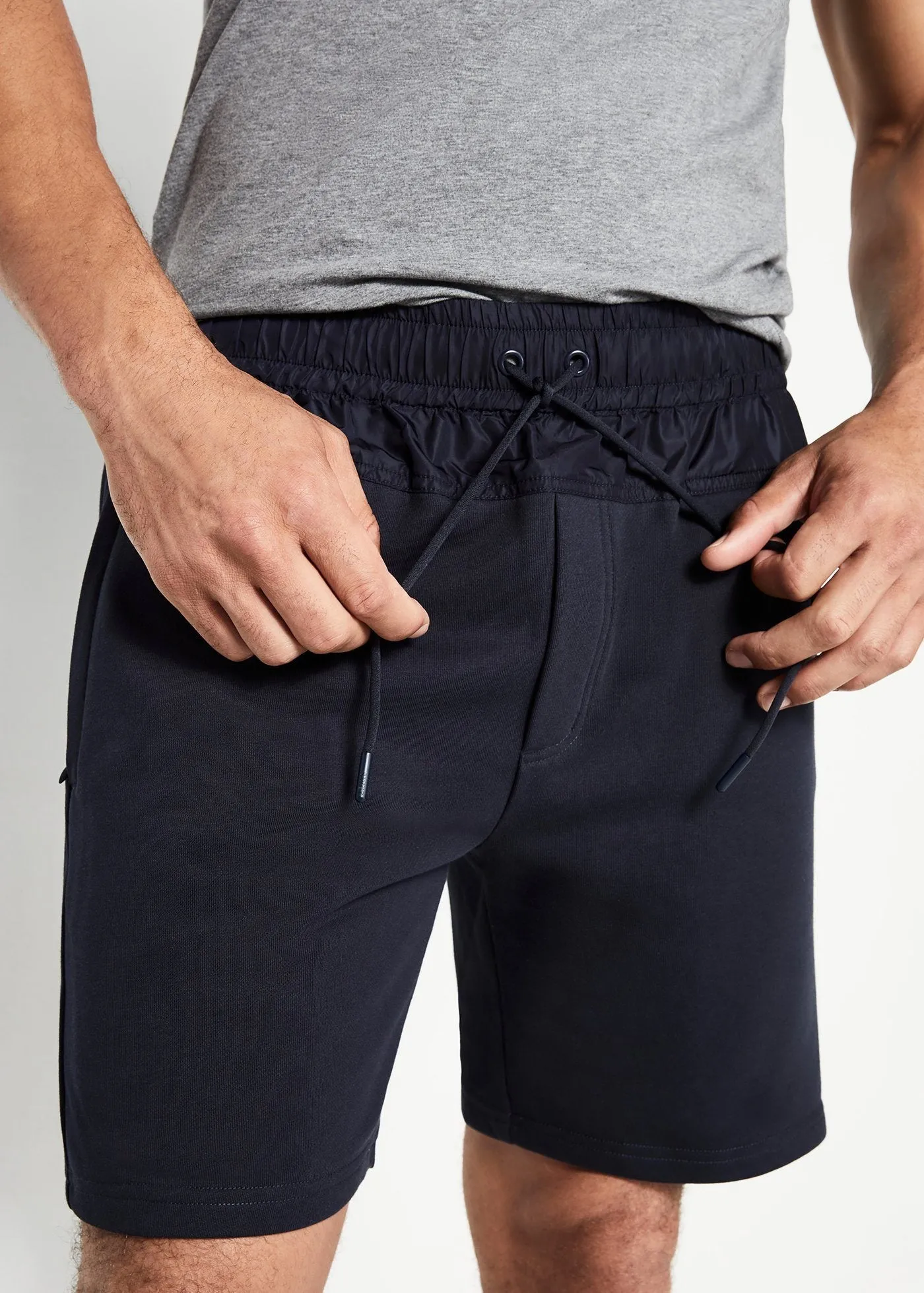 Satin Trim Short | Blue