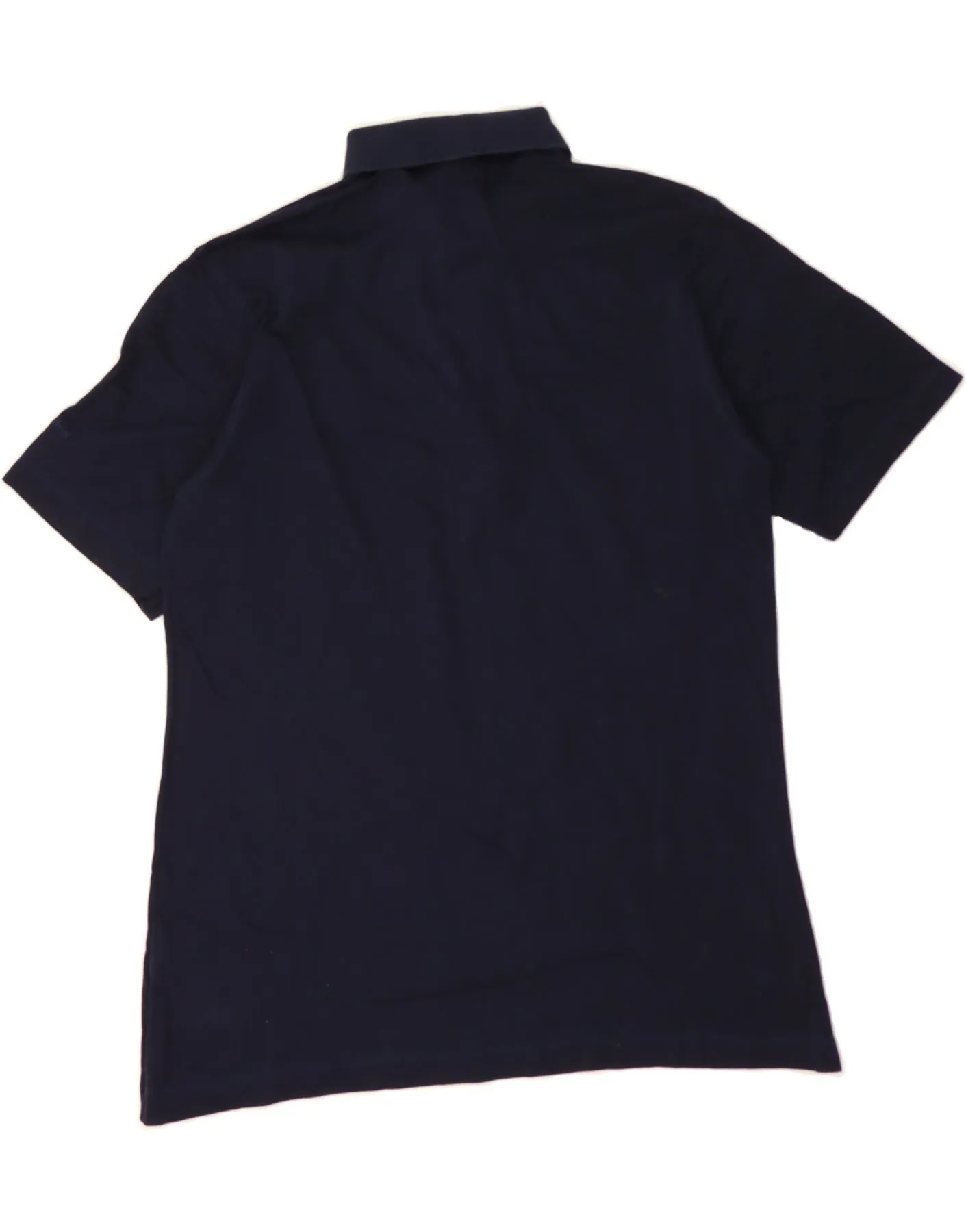 SERGIO TACCHINI Mens Polo Shirt Large Navy Blue Cotton