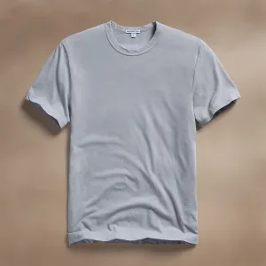 Short Sleeve Crew Neck - Grey Sky Pigment