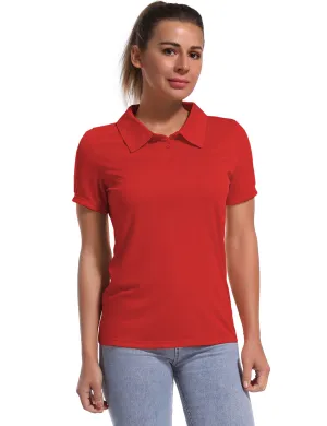 Short Sleeve Slim Fit Polo Shirt red_Gym