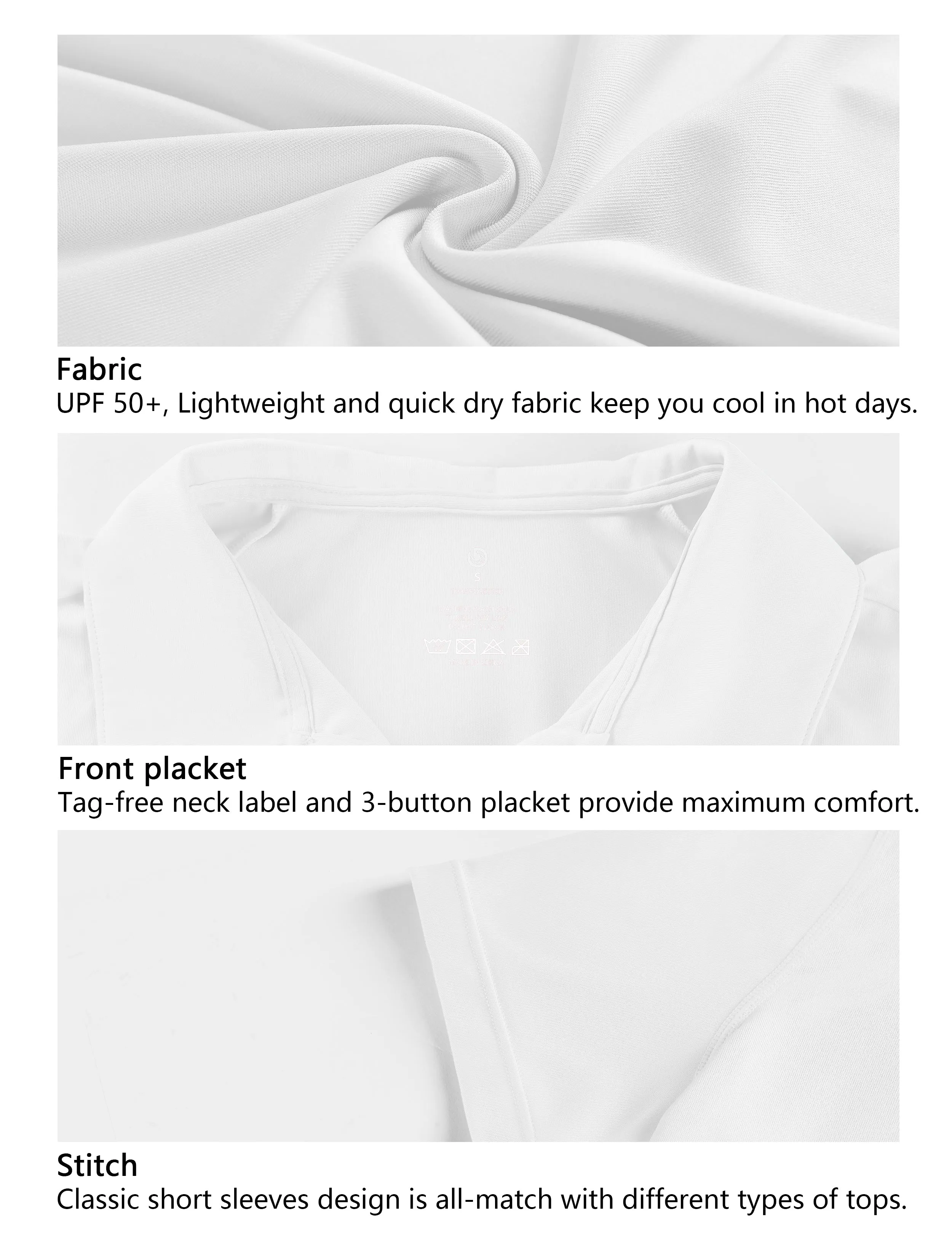Short Sleeve Slim Fit Polo Shirt white_Jogging