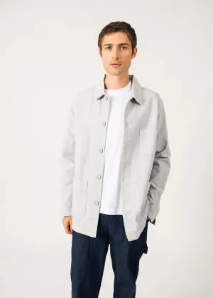 SIROCCO II - Navy French Chore Jacket | Workwear Cotton Canvas | Unisex Fit (GRAY)