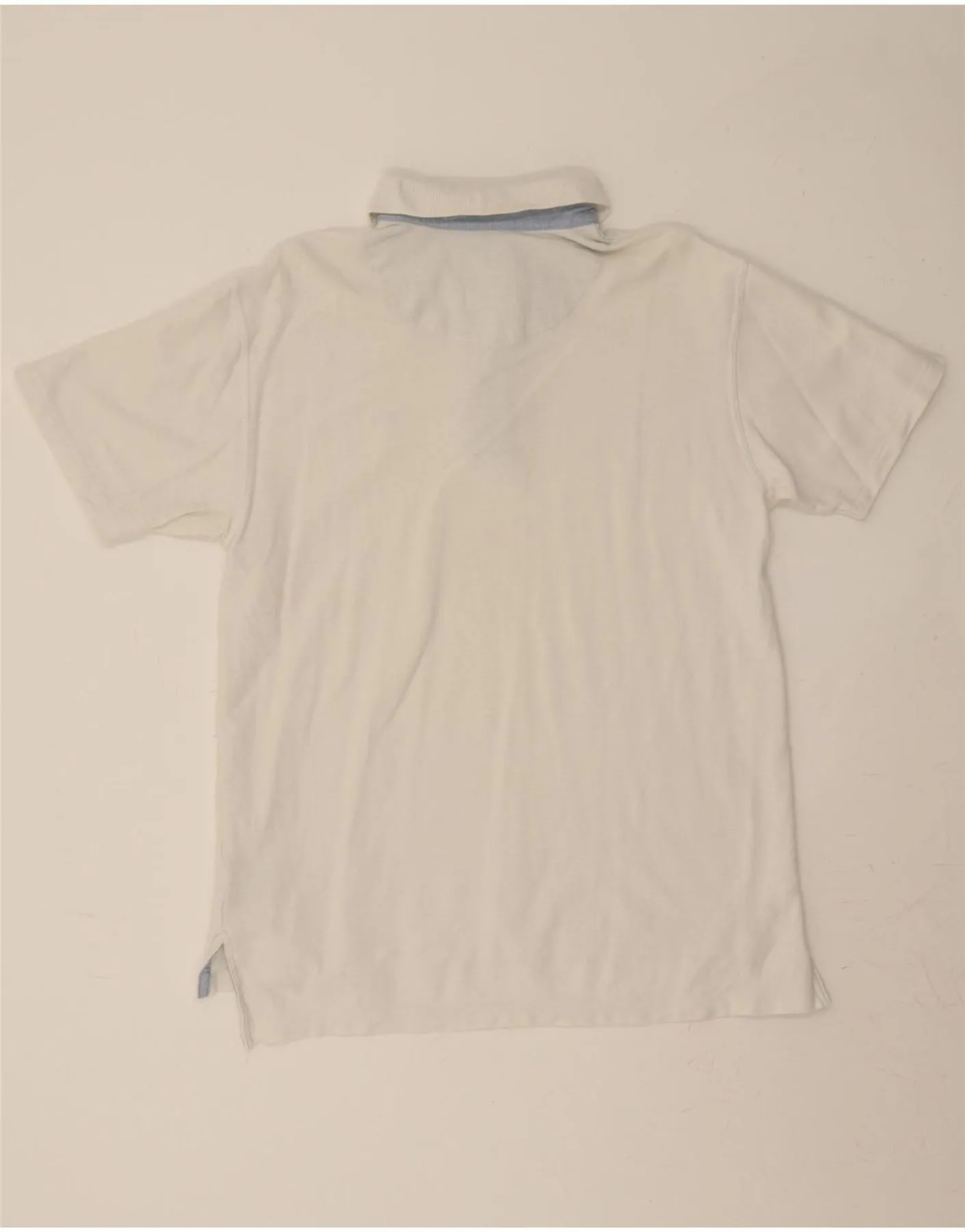 SLAM Mens Polo Shirt Medium White Cotton