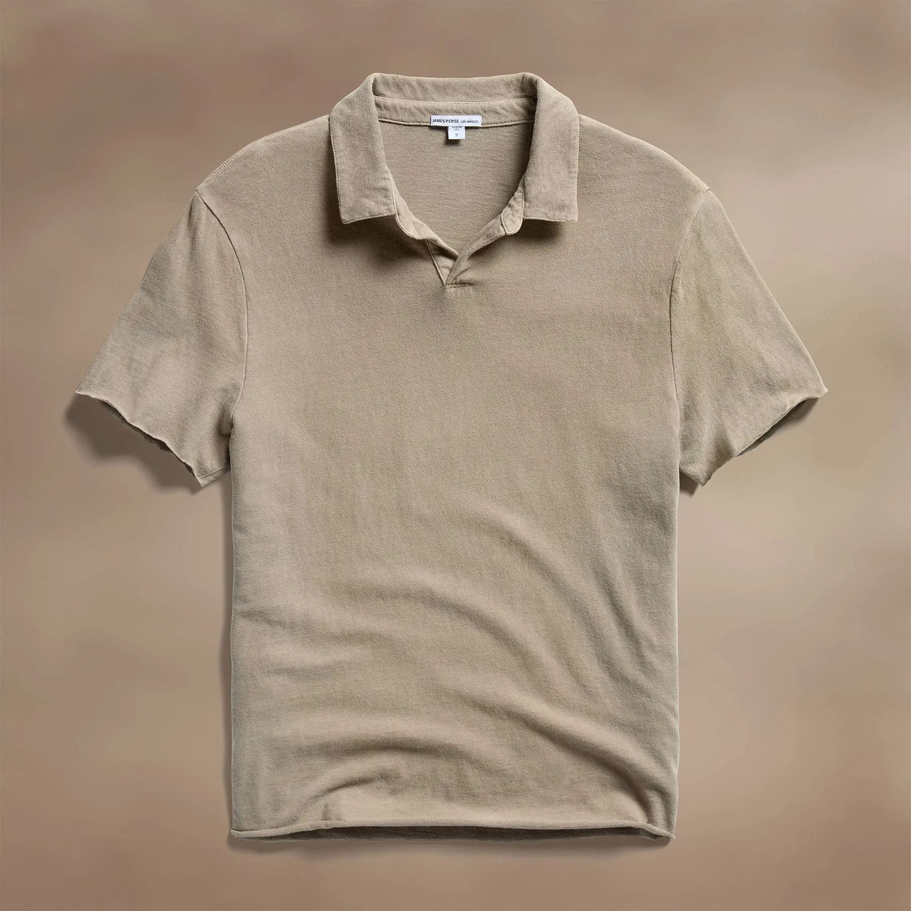 Slub Jersey Polo - Overcast Pigment