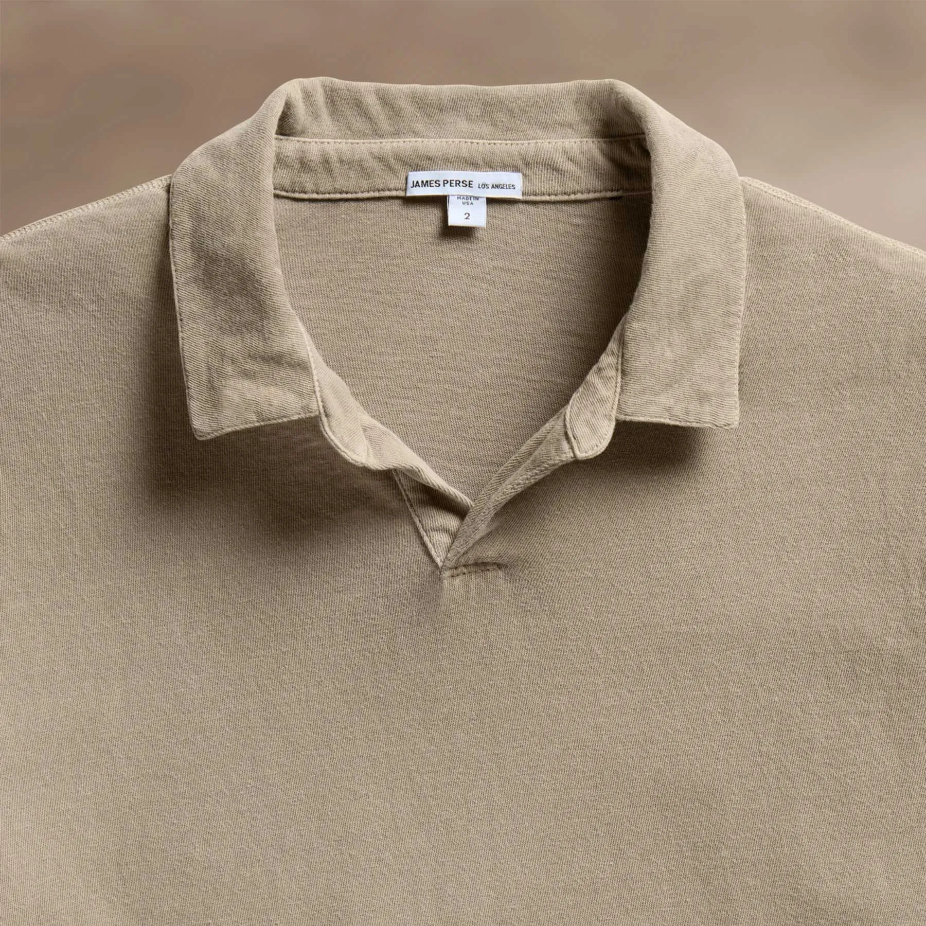 Slub Jersey Polo - Overcast Pigment