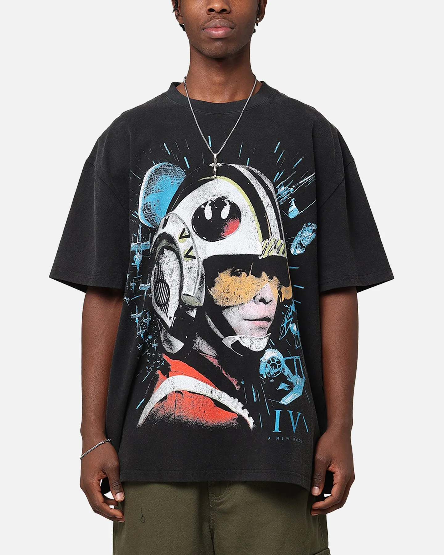 Star Wars Episode IV '77 Heavy Vintage T-Shirt Vintage Black