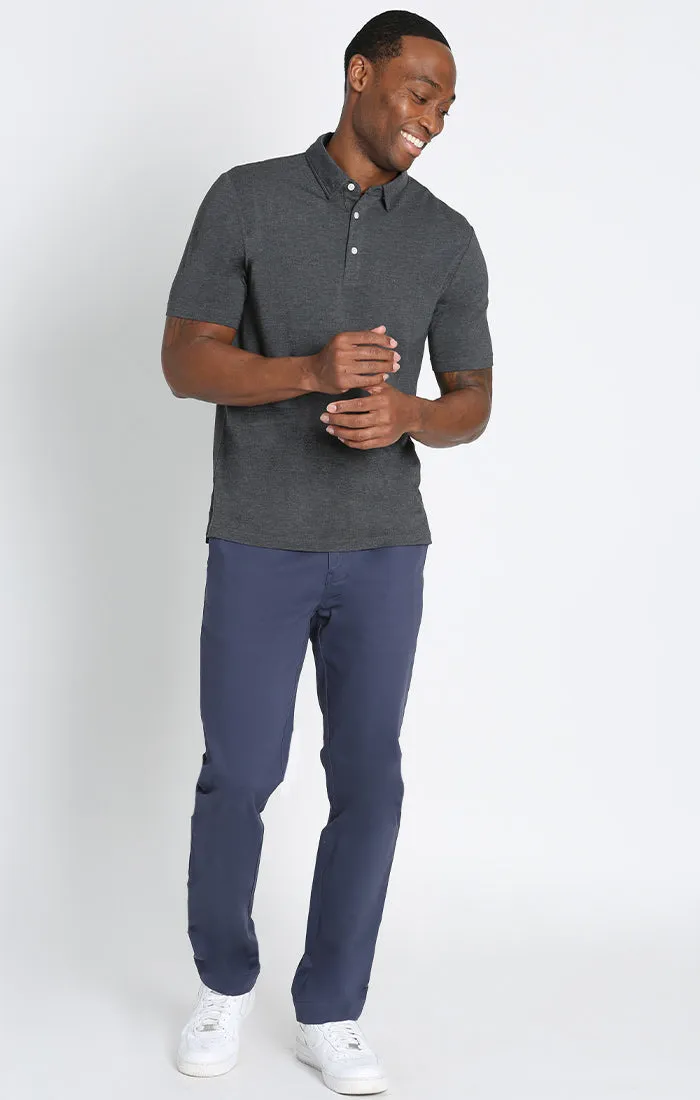 Stretch Pima Cotton Blend Polo