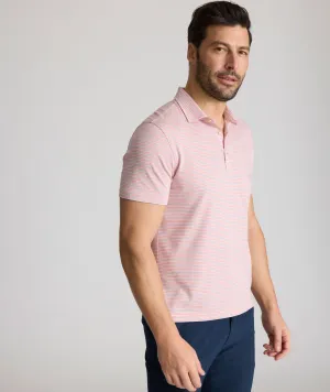 Striped Jersey Performance Polo