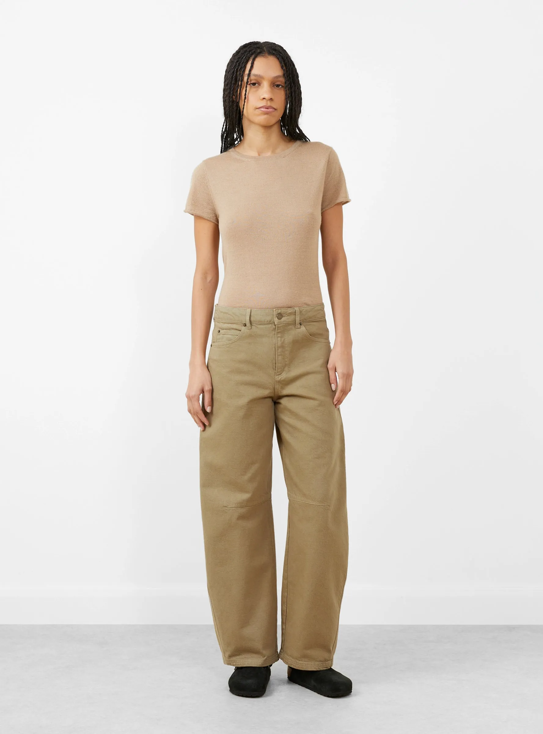 Super Fine Baby Tee Camel