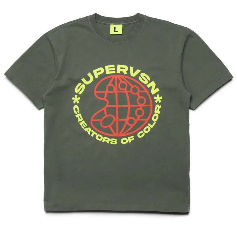 Supervsn Creators Of Color Tee - Moss