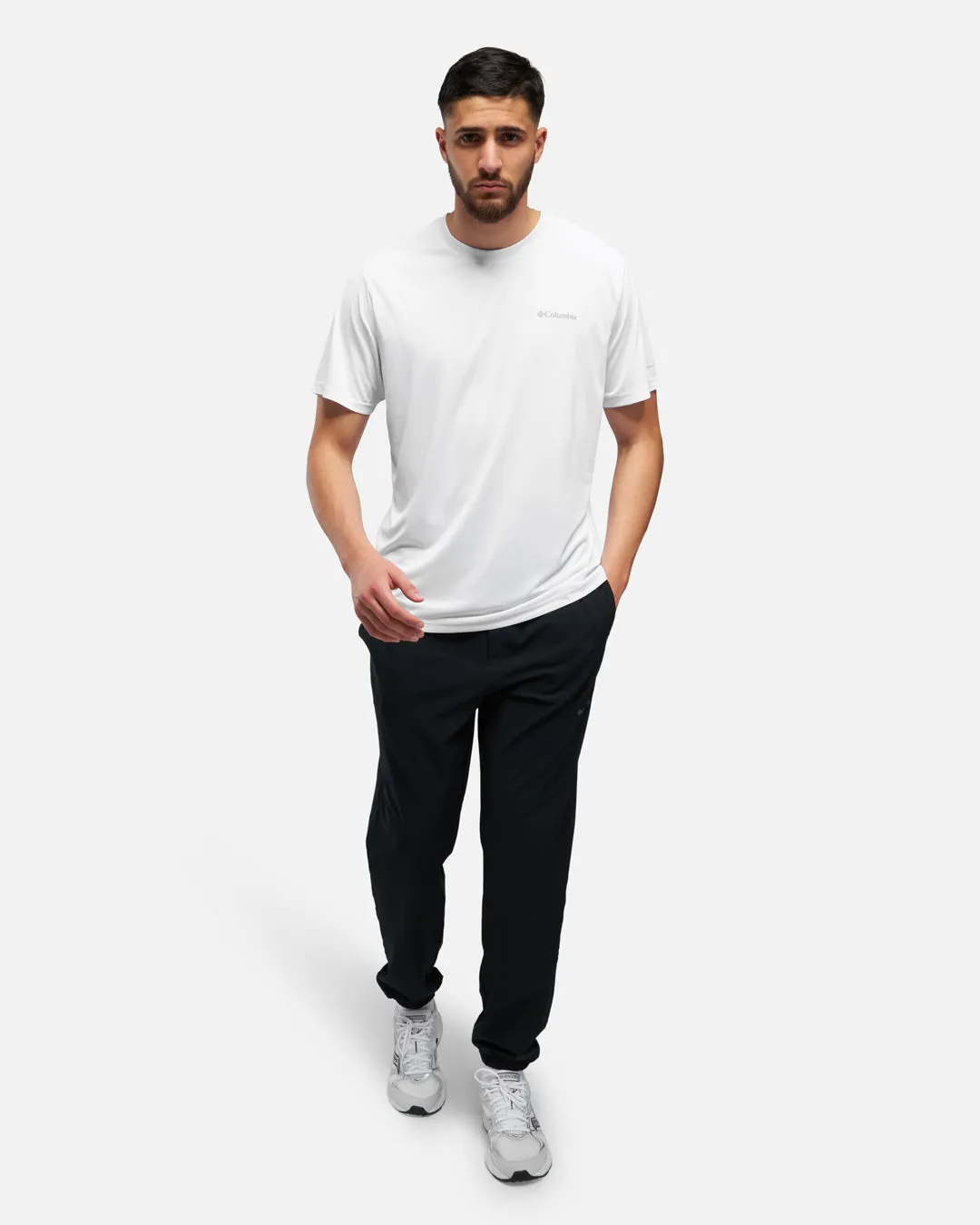 T-shirt Columbia Hike Crew - Blanc