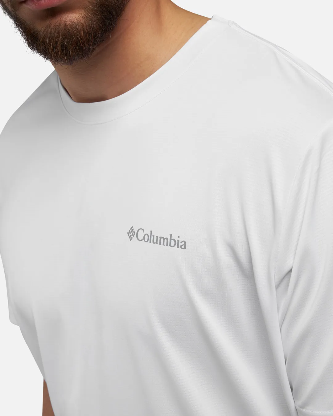 T-shirt Columbia Hike Crew - Blanc