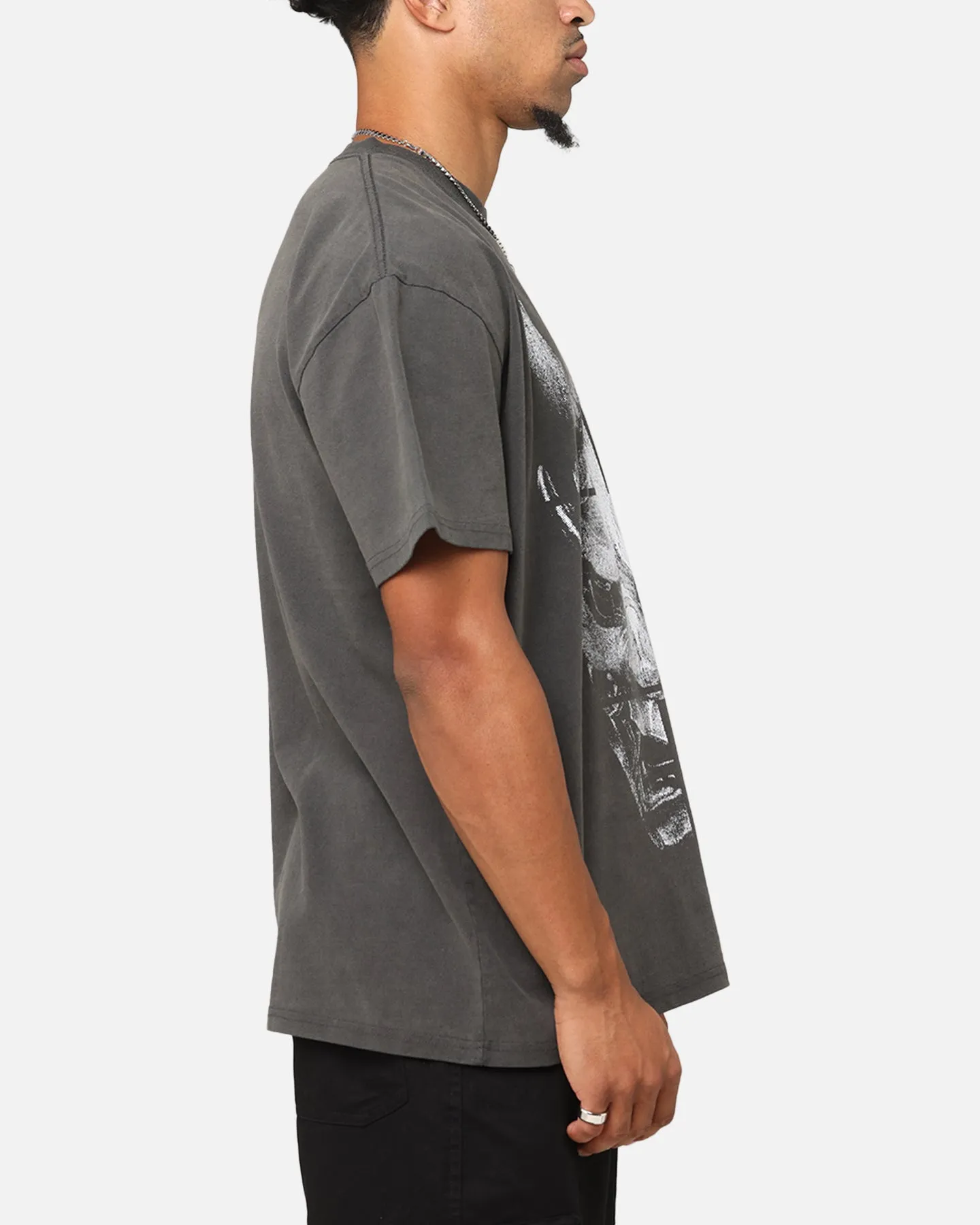 The Anti Order Oni Mask Boxy T-Shirt Black Wash