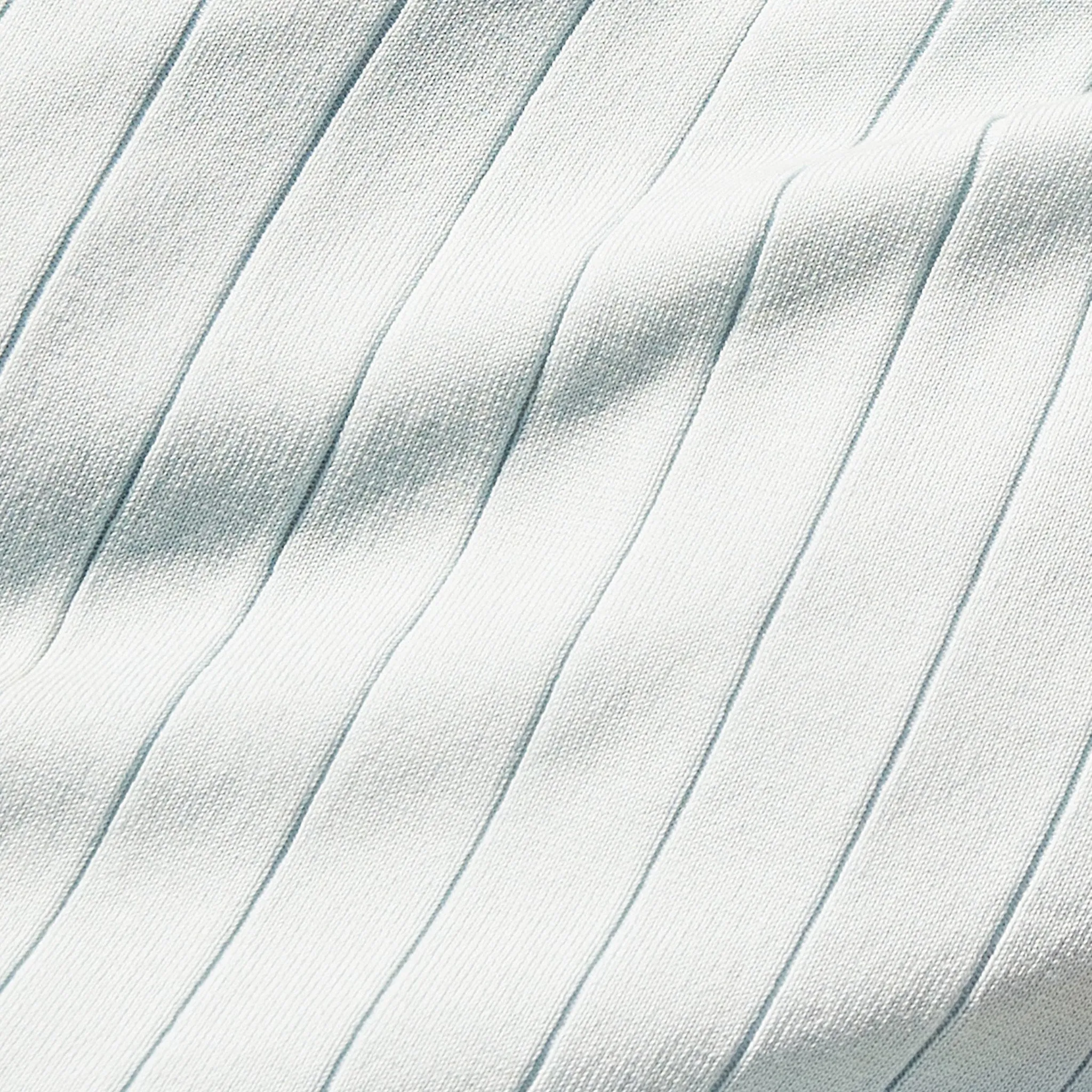 The Maranello Vintage Stripe Polo Light Blue - Tailored Fit
