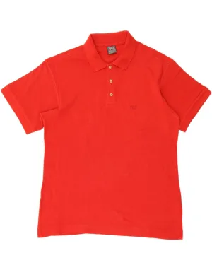 THINK PINK Mens Polo Shirt Large Red Cotton