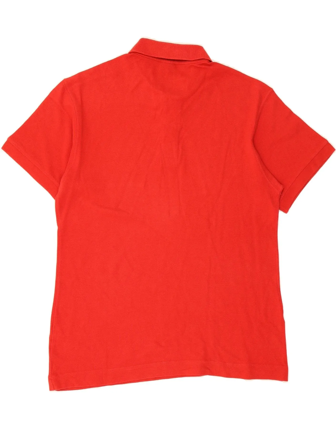 THINK PINK Mens Polo Shirt Large Red Cotton