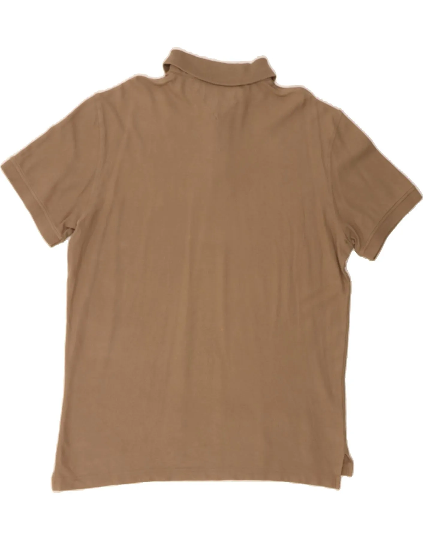 TOMMY HILFIGER Mens Regular Fit Polo Shirt XL Brown