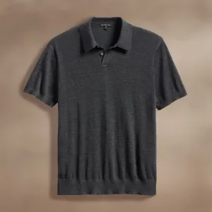 Ultrafine Cashmere Polo - Coal