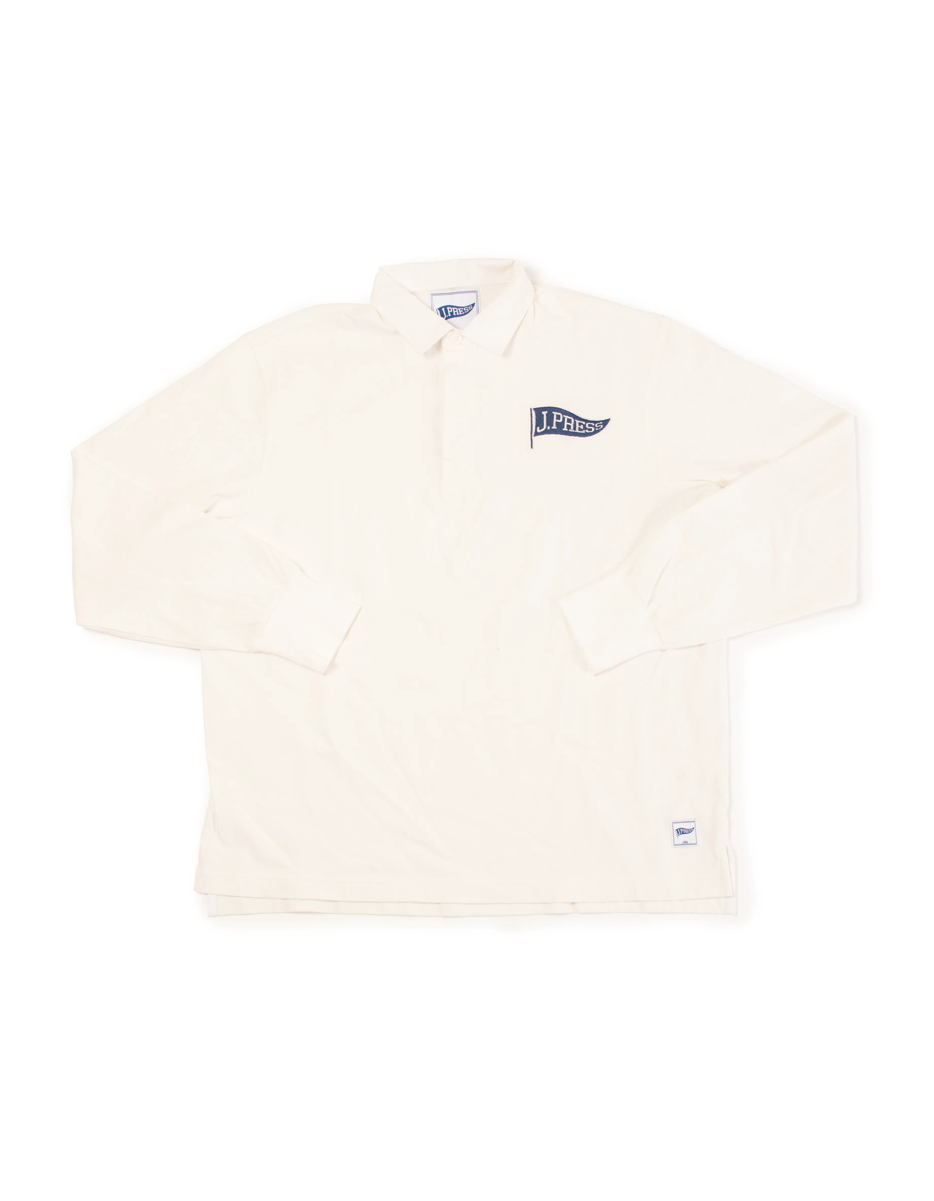WHITE J. PRESS RUGBY SHIRT