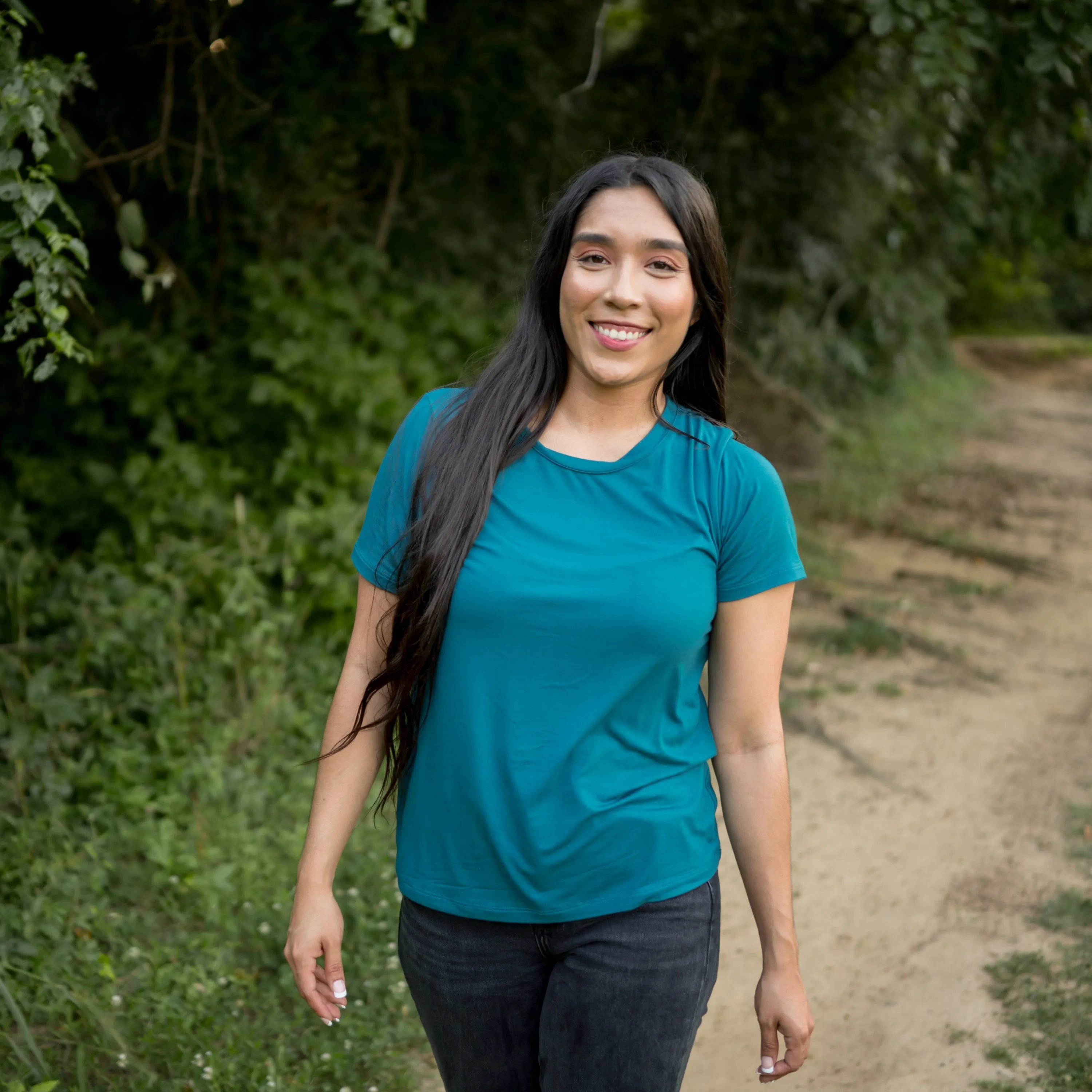 Women's Crew Neck Tee in Loch