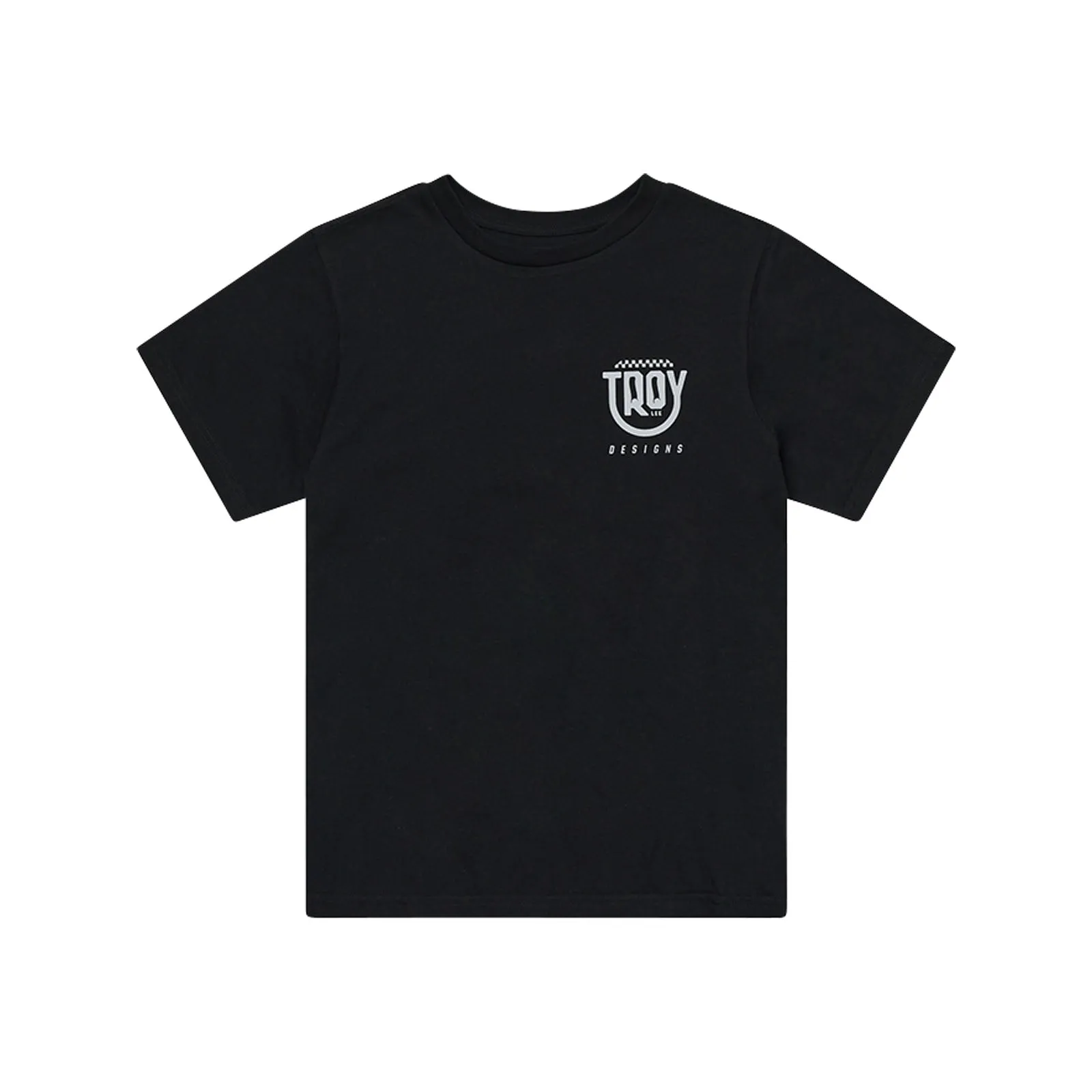 Womens Short Sleeve Tee Smiley Black