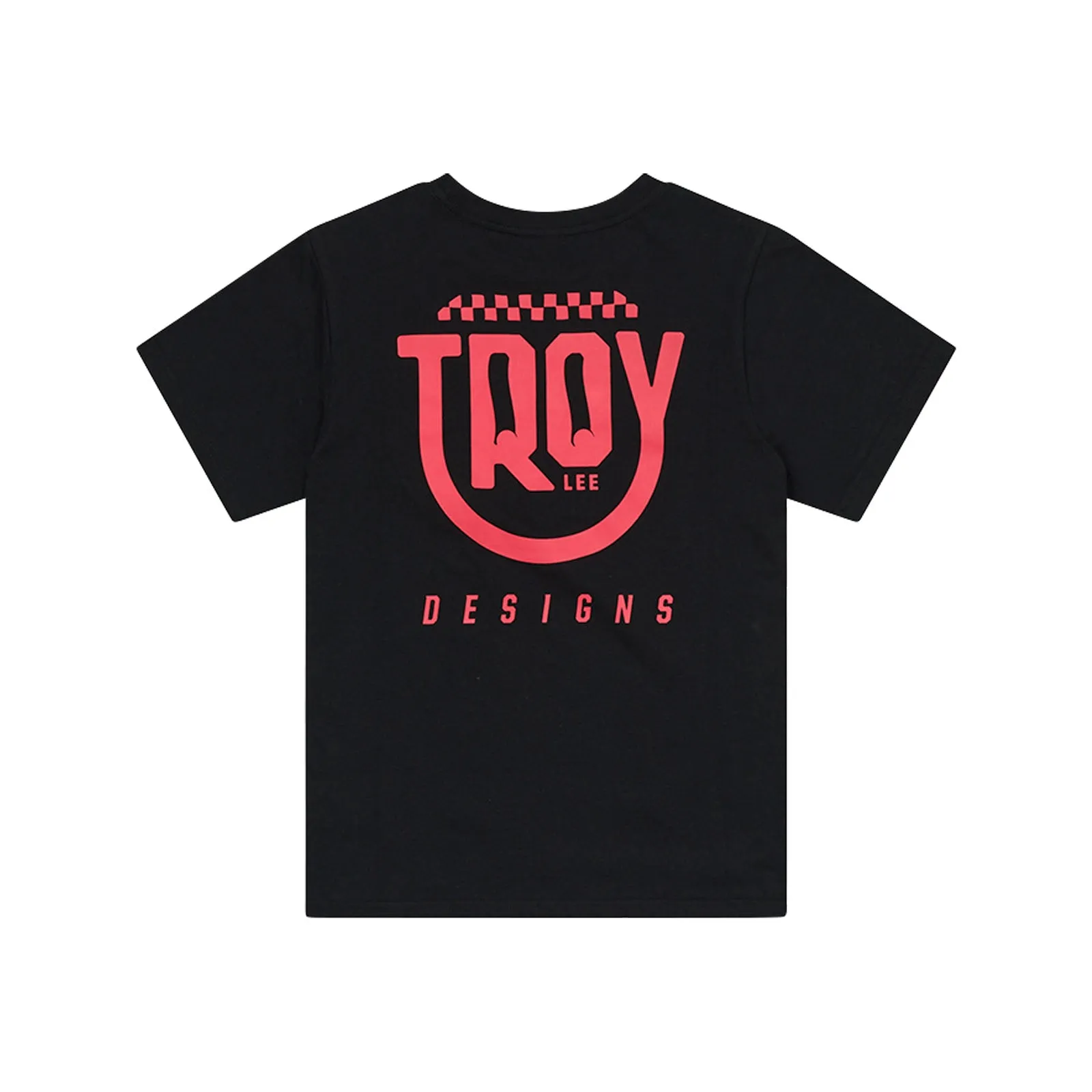 Womens Short Sleeve Tee Smiley Black