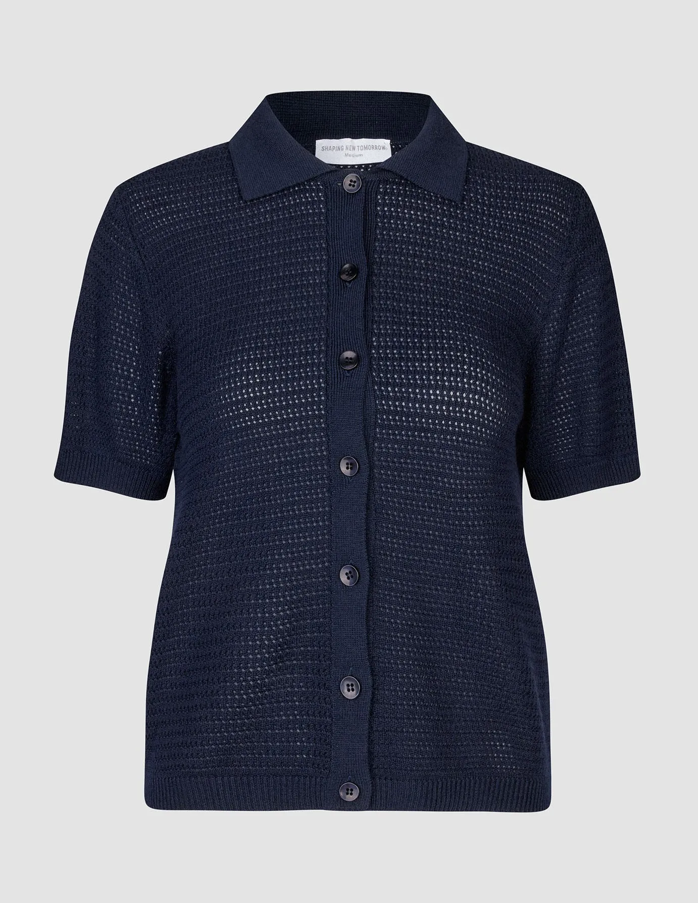Women's Structured Polo Navy