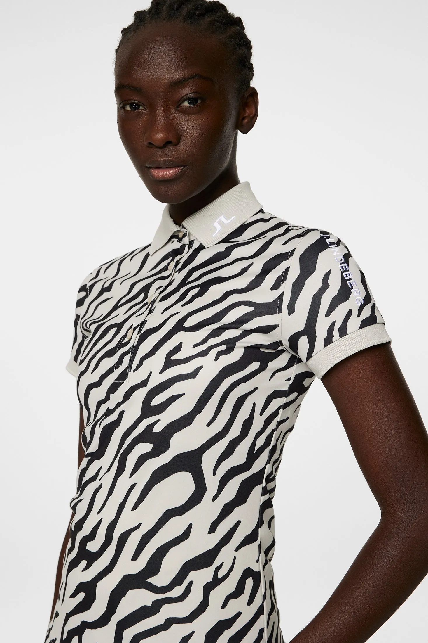 Women's Tour Tech Print Polo