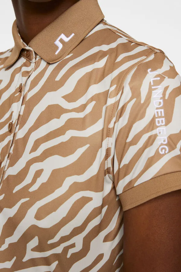 Women's Tour Tech Print Polo