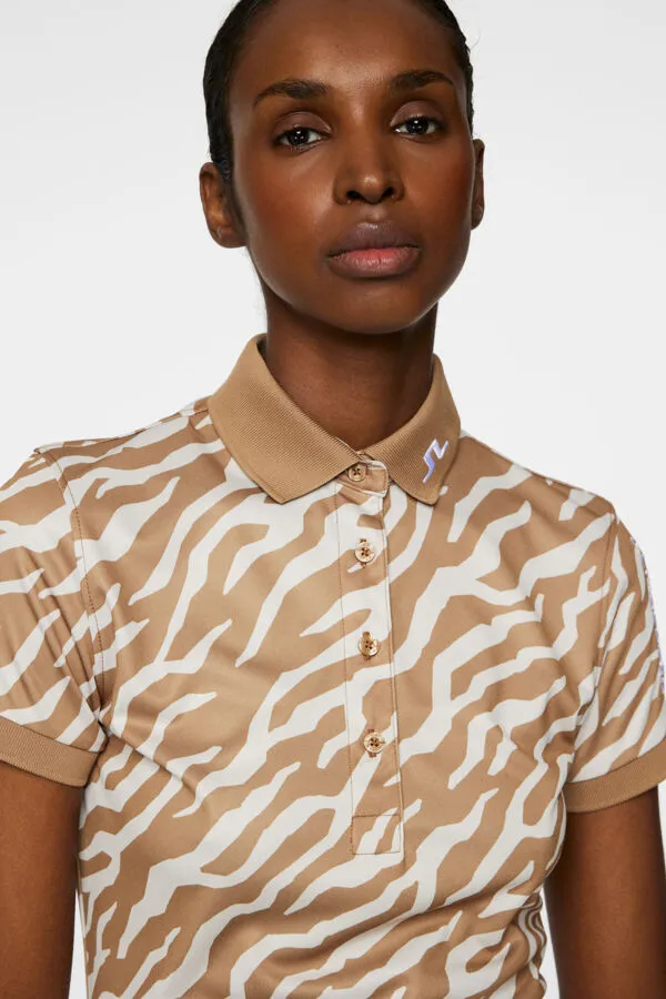 Women's Tour Tech Print Polo