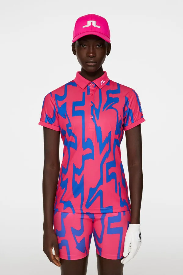 Women's Tour Tech Print Polo