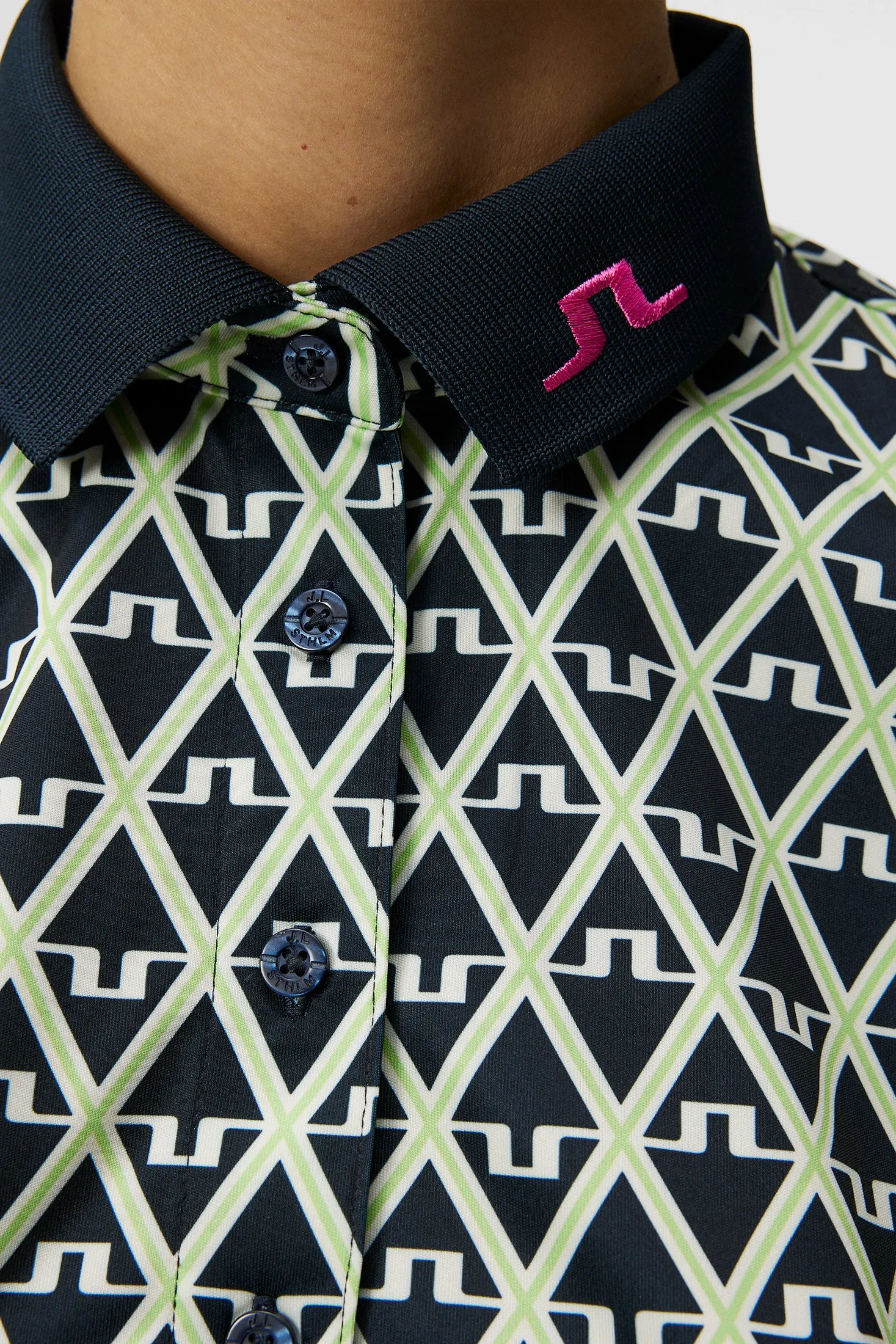 Women's Tour Tech Print Polo