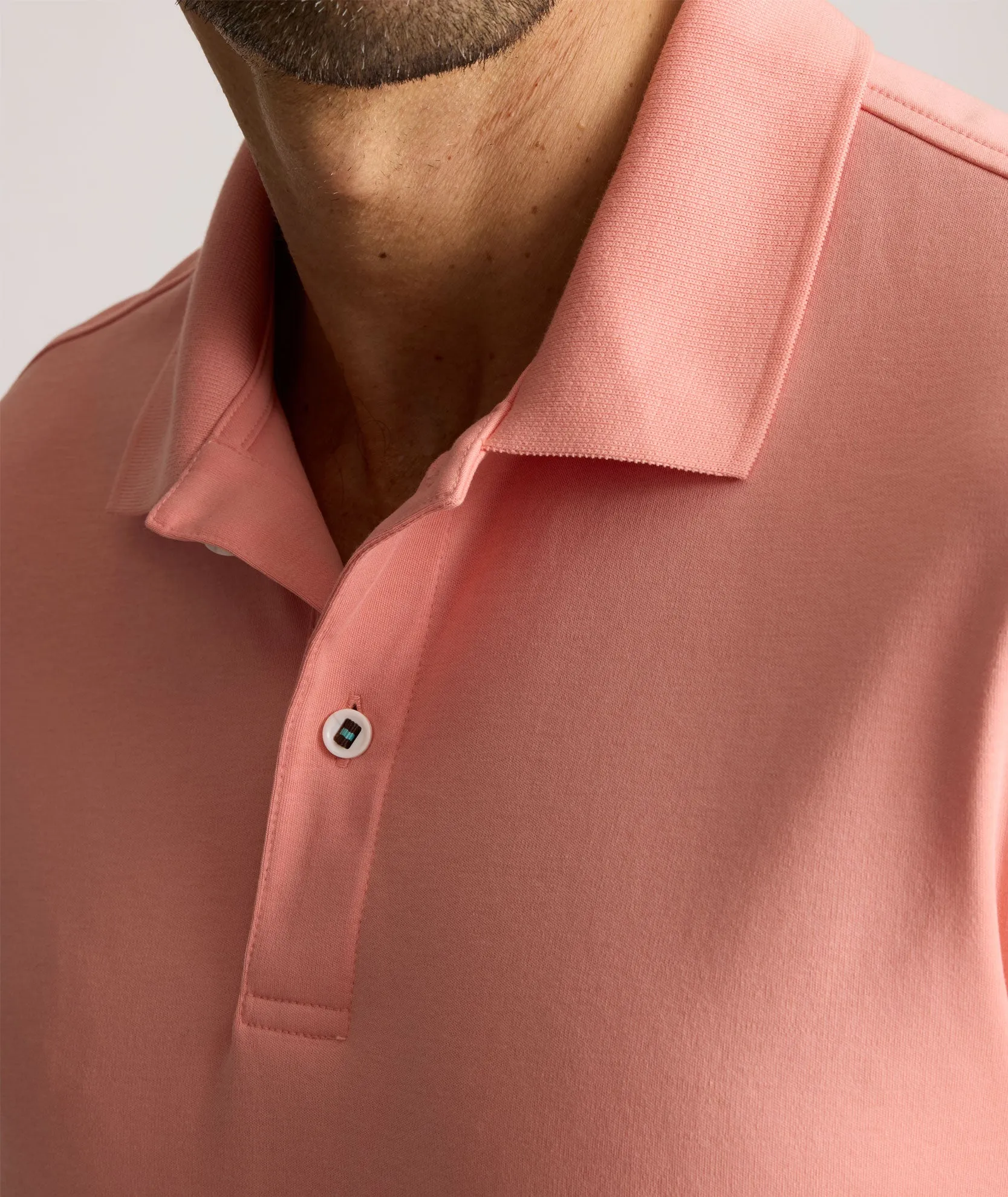 Wrinkle-Free Damaschino Polo